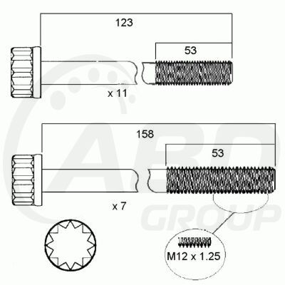Head Bolt Set