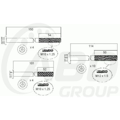 Head Bolt Set