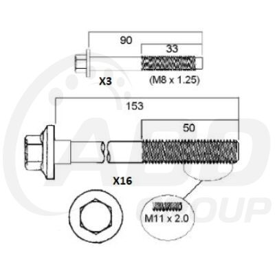 Head Bolt Set